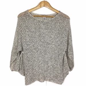 Foreign Exchange Heathered Grey Bat Wing Top